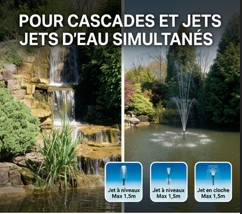 pompe de bassin fish mate 16000 kit jet d'eau complet pompe de bassin fish mate 16000 kit jet d'eau complet
